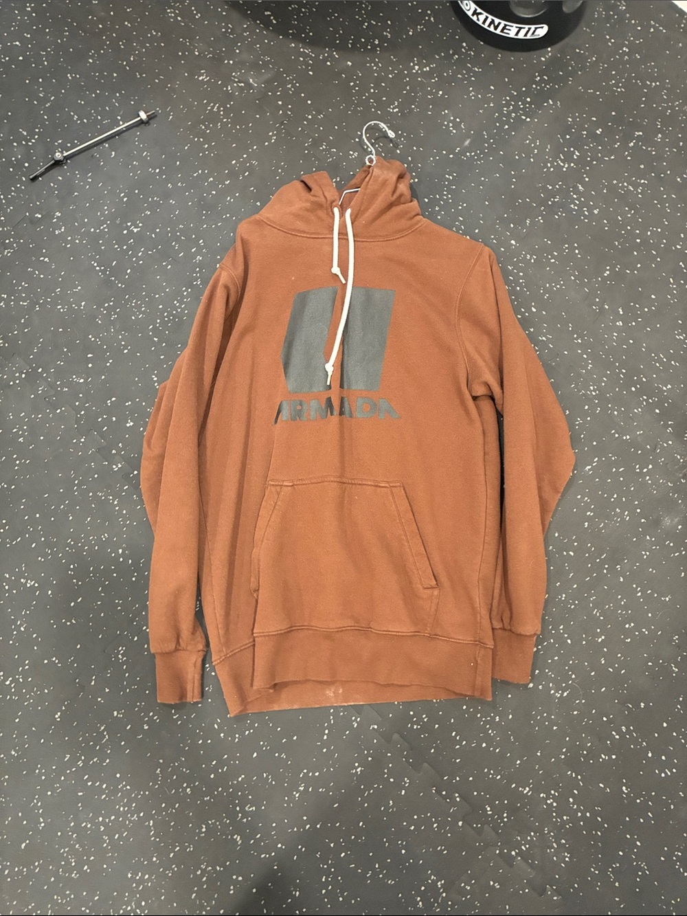 Armada Rust Brown Pullover Hoodie